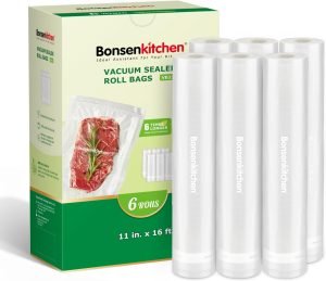 6 Rolls Vacuum Sealer Bags for Food