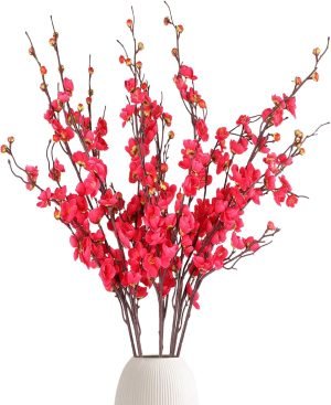 8PCS Cherry Blossom Artificial Flowers