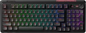 98-Key Mechanical Gaming Keyboard with Knob 
