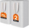 2 Packs Freestanding Clothes Hamper