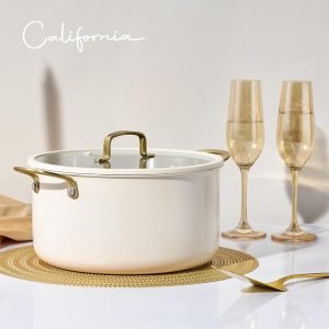 CAROTE 8QT Stainless Steel Stock Pot with Lid