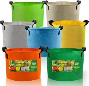 Colorful Fabric Grow Bags