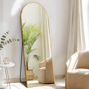Arched Full Length Mirror with Stand