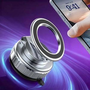 Magnetic Vacuum Car Phone Holder