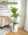 Artificial Fake Tree with Black Tall Planter