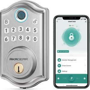 Keyless Entry Door Lock with Fingerprint