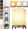 Floor Lamp with Shelves 