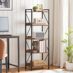 5-Tier Book Shelf Storage Organizer