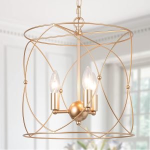 Classy Leaves Gold Chandelier 