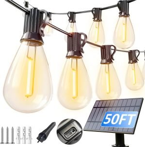 50FT Solar String Lights 