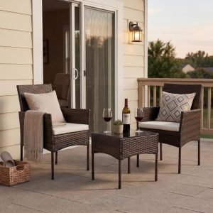 3 Piece Patio Furniture Set