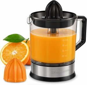 40-Watt Electric Citrus Juicer with 2 Cones