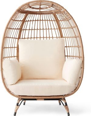 Best Choice Products Wicker Egg Chair