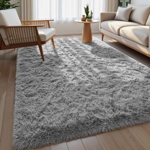 4×6 Grey Area Rug 