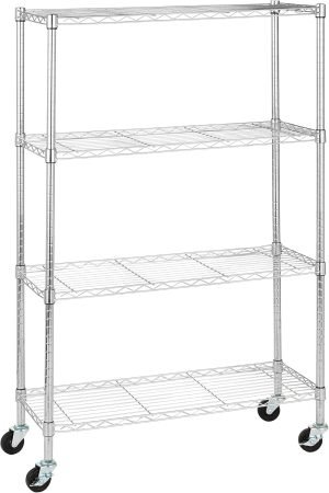 Amazon Basics 4-Shelf Heavy Duty Storage Rack
