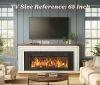 Farmhouse Modern Fireplace TV Stand 
