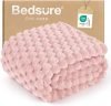 Bedsure Pink Throw Blanket for Couch
