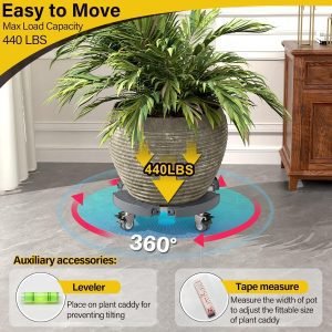 Heavy Duty Plant Stand with WheelsHeavy Duty Plant Stand with Wheels