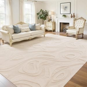 Washable 8’x10′ Area Rug for Living Room 