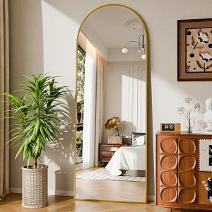 Arched Full Length Mirror with Stand