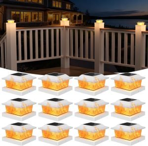 Solar Post Cap Lights 12 Pack