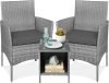 Best Choice Products 3-Piece Patio Bistro Set 