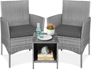 Best Choice Products 3-Piece Patio Bistro Set 