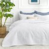 King Size Quilt Set White Bedspreads