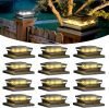 Solar Post Cap Lights 12 Pack 