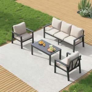 Aluminum Patio Furniture Set Outdoor