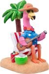 Pink Flamingo Garden Décor with Solar Light 