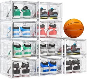 10 Pack Shoe Organizer
