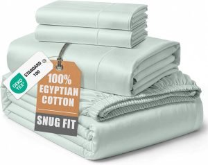 100% Egyptian Cotton Queen Sheet Set
