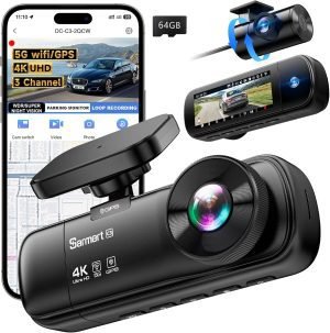 4K 3 Channel Dash Cam