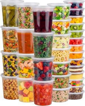 Containers with Lids 48 Sets