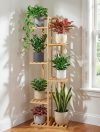 6-Tier 7-Potted Bamboo Plant Stand 