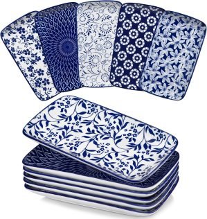 Rectangular Salad Plates Set