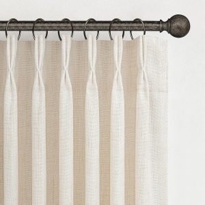 Pinch Pleated Linen Curtains
