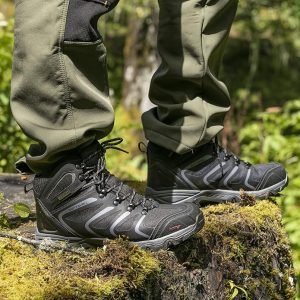 NORTIV 8 Men’s Ankle High Waterproof Hiking Boots