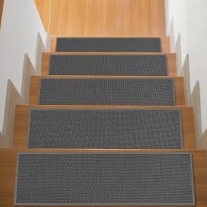 Stair Treads with Non-Slip Rubber Backing