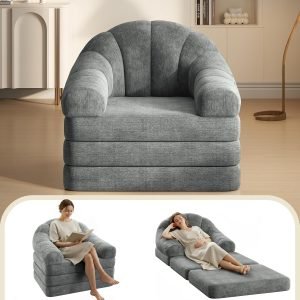 2 in 1 Sleeper Chair Bed Foldable Couch
