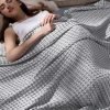 BEDSURE Cooling Waffle Blanket