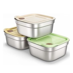20oz Stainless Steel Sandwich Box with Lids