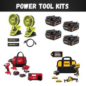 Daily Deals- Select Power Tool Kits at Home Depot !
