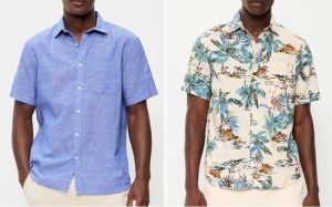 Old Navy Classic Fit Everyday Linen-Blend Shirt