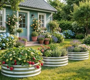 Land Guard 2 Pack Galvanized Raised Garden Bed