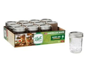 Ball 8oz Mason Jars 12-Pack At Walmart !!