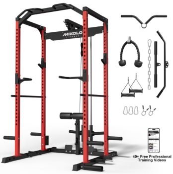 Mikolo Multi-Functional Squat Rack with LAT Pulldown System At Walmart !!