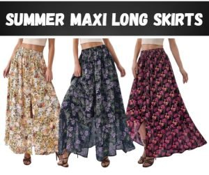Summer Maxi Long Skirts for Women