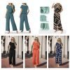 2 Piece Sets for Women Summer Cap Sleeve Crop Top